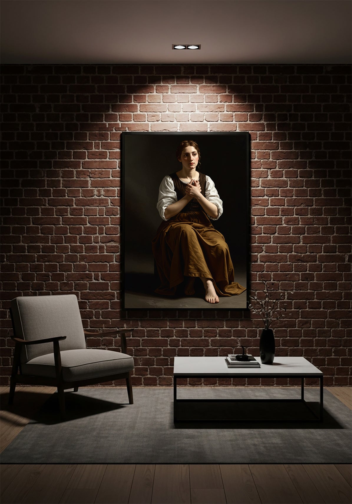 Modern Wall Art – Emotional Portrait | Digital Download | Instant Home Decor