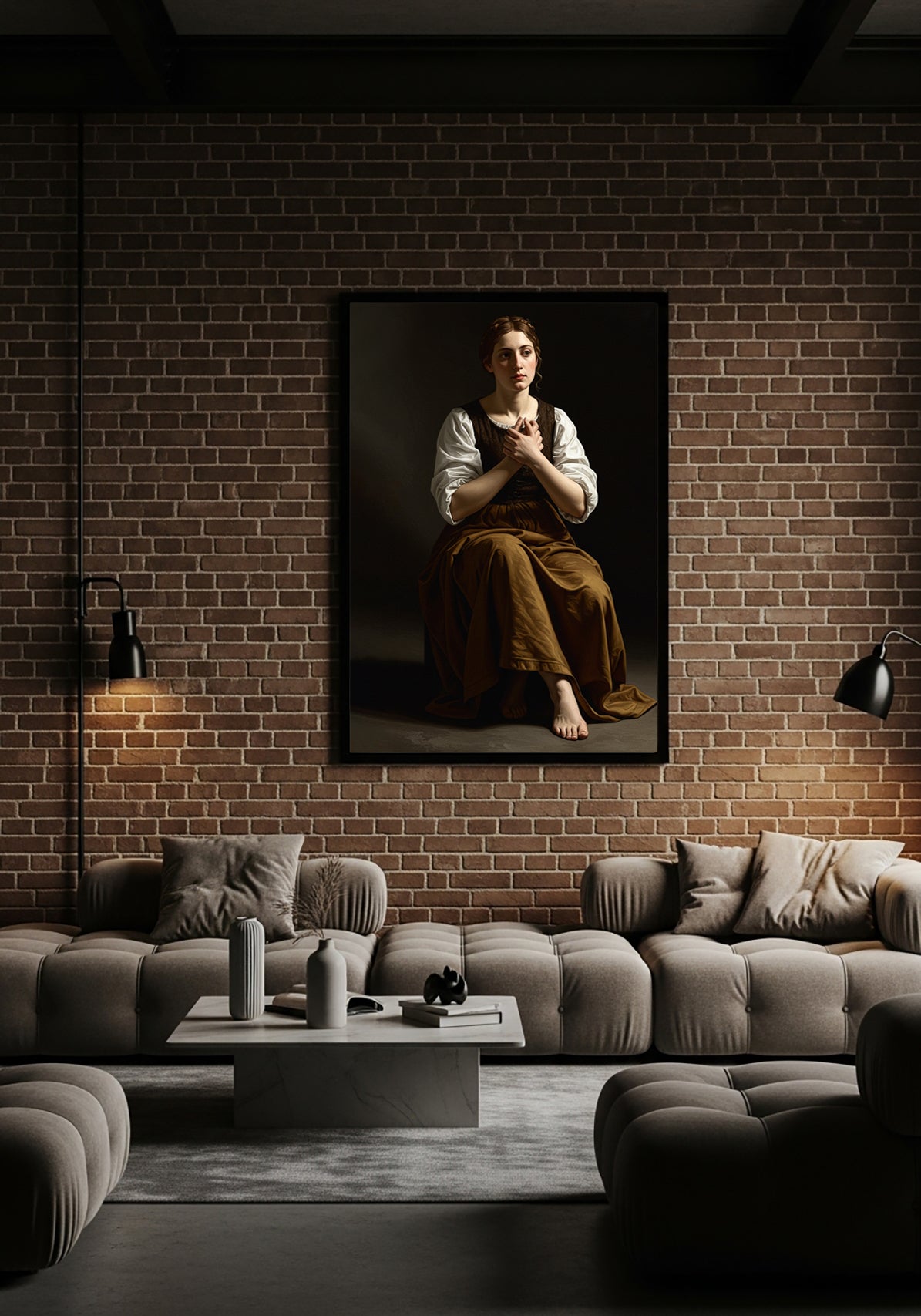 Modern Wall Art – Emotional Portrait | Digital Download | Instant Home Decor